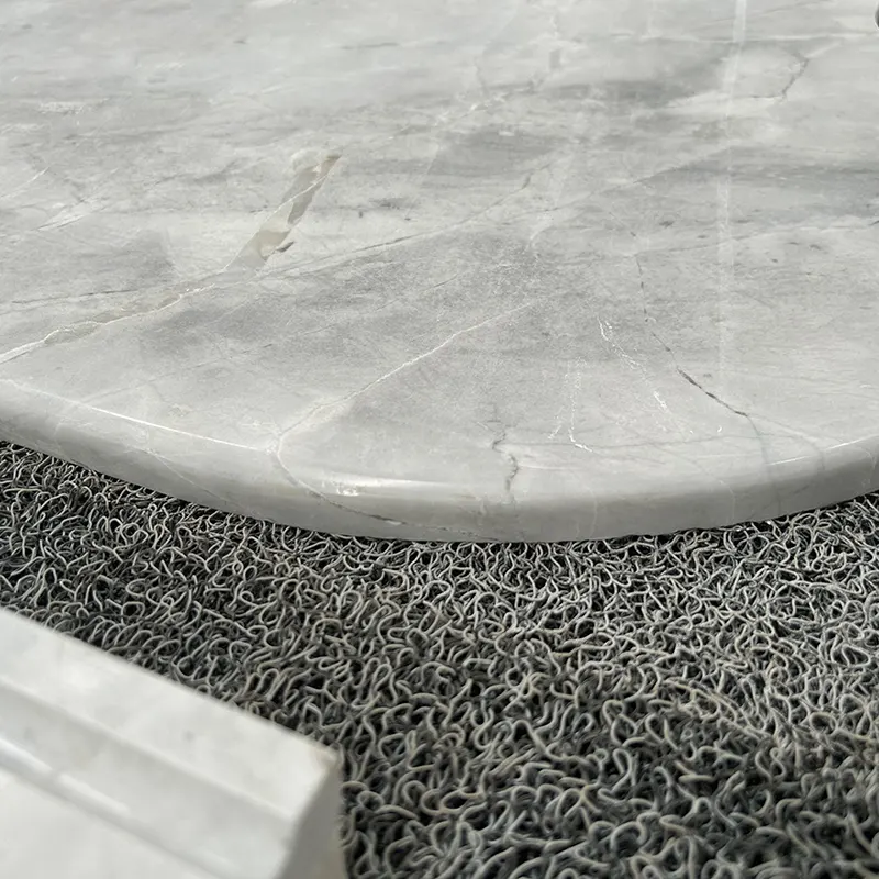 Ασημί Statuario Marble Step Tiles